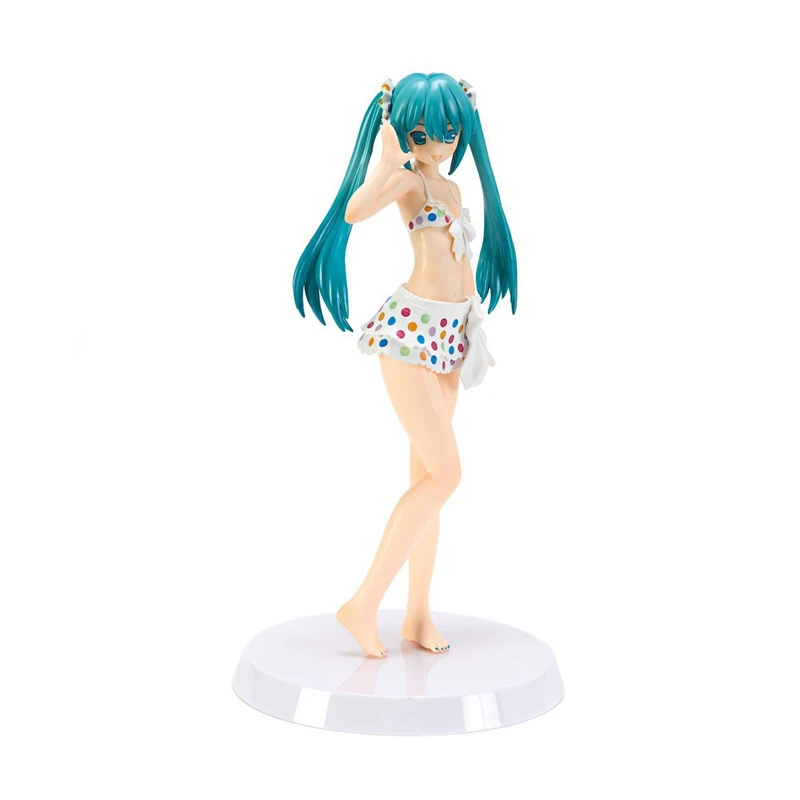Japanese Anime Action Figure Game Sexy Hatsune Miku Swimsuit Ver. Bikini Model PVC Collection Toys Kids Decoration Gifts 16.5cm
Japanese Anime Action Figure Game Sexy Hatsune Miku Swimsuit Ver. Bikini Model PVC Collection Toys Kids Decoration Gifts 16.5cm