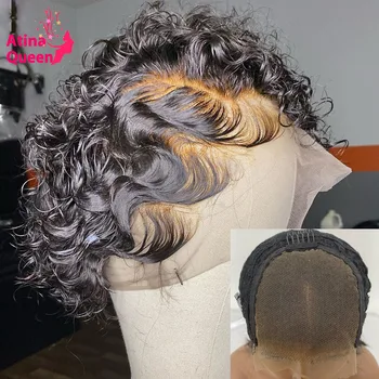 4x4 Short Pixie Cut Wig Water Wave Bob Closure Wig Pre Plucked With Baby Hair Summer Remy Lace Front Human Hair Wig For Women
4x4 Short Pixie Cut Wig Water Wave Bob Closure Wig Pre Plucked With Baby Hair Summer Remy Lace Front Human Hair Wig For Women
