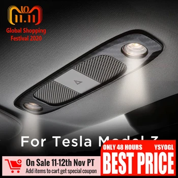 For Tesla Model 3 Car Front And Rear Reading Lights Frame ABS Carbon Fiber Interior Decorative Stickers Car Auto Accessories
For Tesla Model 3 Car Front And Rear Reading Lights Frame ABS Carbon Fiber Interior Decorative Stickers Car Auto Accessories