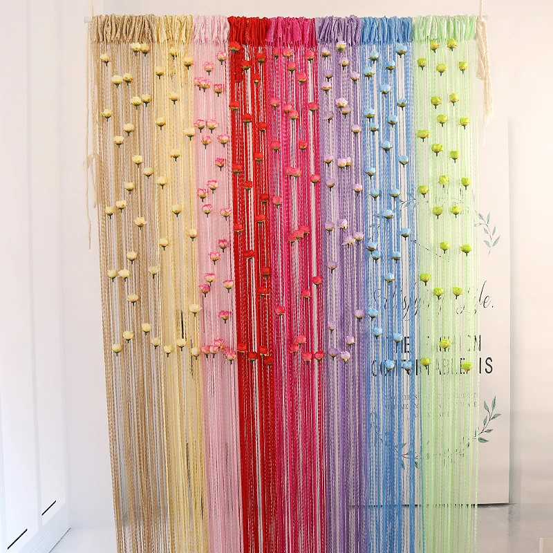 Door Line Curtain Rose Flower Shape Window Thread Curtain Hanging Vestibule String Curtains Tassel Curtain Decoration Home DIY
Door Line Curtain Rose Flower Shape Window Thread Curtain Hanging Vestibule String Curtains Tassel Curtain Decoration Home DIY