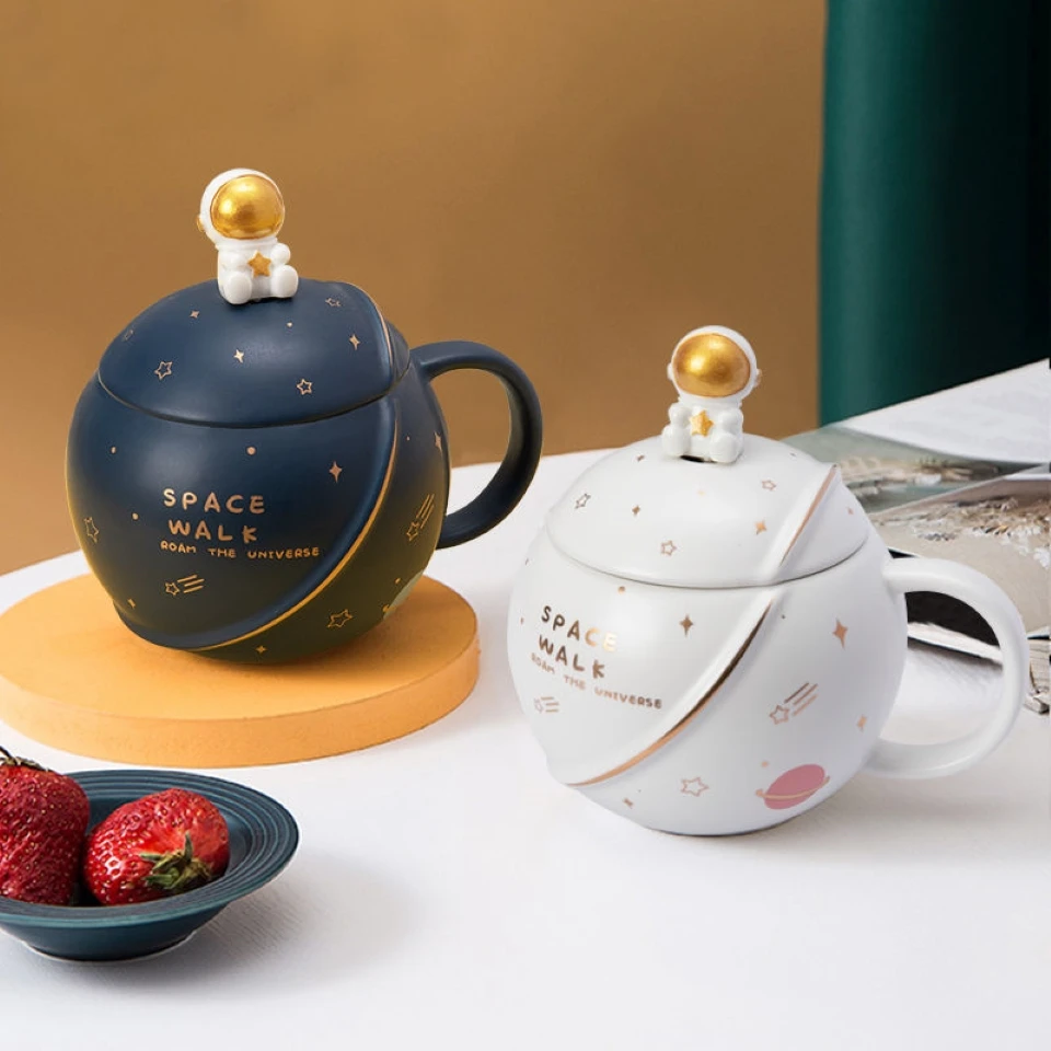 Cartoon Ceramics Planet Mugs Office Water Cup Coffee Milk Teacup Sets With Spoon Lid Creative Gift Personality Drinkware
Cartoon Ceramics Planet Mugs Office Water Cup Coffee Milk Teacup Sets With Spoon Lid Creative Gift Personality Drinkware