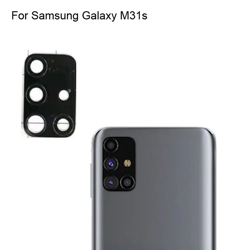 

2 шт., стеклянные линзы для задней камеры Samsung Galaxy M31s
