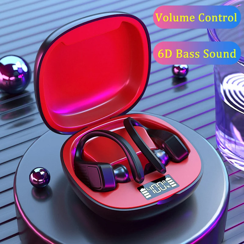 Volume Control Bluetooth Earphone 5.0 Noise Canceling Sport Wireless Bluetooth Earbuds Waterproof with Display TWS HD Calling
Volume Control Bluetooth Earphone 5.0 Noise Canceling Sport Wireless Bluetooth Earbuds Waterproof with Display TWS HD Calling