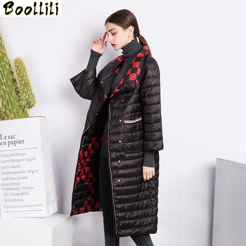 Boollili 2020 Winter Coat Women Down Jacket Ultra-light 90% Duck Down Coat Female Long Double-Sided Parka chaqueta mujer
Boollili 2020 Winter Coat Women Down Jacket Ultra-light 90% Duck Down Coat Female Long Double-Sided Parka chaqueta mujer