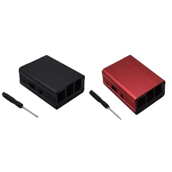 1Set Aluminum Alloy Case Metal Enclosure with Screwdriver for Raspberry Pi 3B+/3/2B Accessories
1Set Aluminum Alloy Case Metal Enclosure with Screwdriver for Raspberry Pi 3B+/3/2B Accessories
