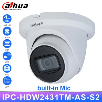 Dahua IPC-HDW2431TM-AS-S2 Original HD 4MP IP Camera Security PoE IR30m Night Vision H.265 IP67 WDR Mic DNR Home Outdoor Webcam
Dahua IPC-HDW2431TM-AS-S2 Original HD 4MP IP Camera Security PoE IR30m Night Vision H.265 IP67 WDR Mic DNR Home Outdoor Webcam