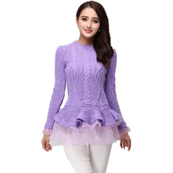 2020 Spring Autumn New Twist Sweater Round Neck Long Sleeves Women Patchwork Sweater Fashion Slim Ladies Pullover Top
2020 Spring Autumn New Twist Sweater Round Neck Long Sleeves Women Patchwork Sweater Fashion Slim Ladies Pullover Top