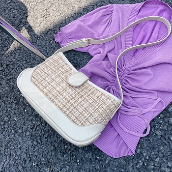 NEW Original Design Fashion Armpit Bag Elegant Beach Woven Square Bag Shoulder Bag Handbag Width 25cm Height 16cm Thickness 7cm
NEW Original Design Fashion Armpit Bag Elegant Beach Woven Square Bag Shoulder Bag Handbag Width 25cm Height 16cm Thickness 7cm