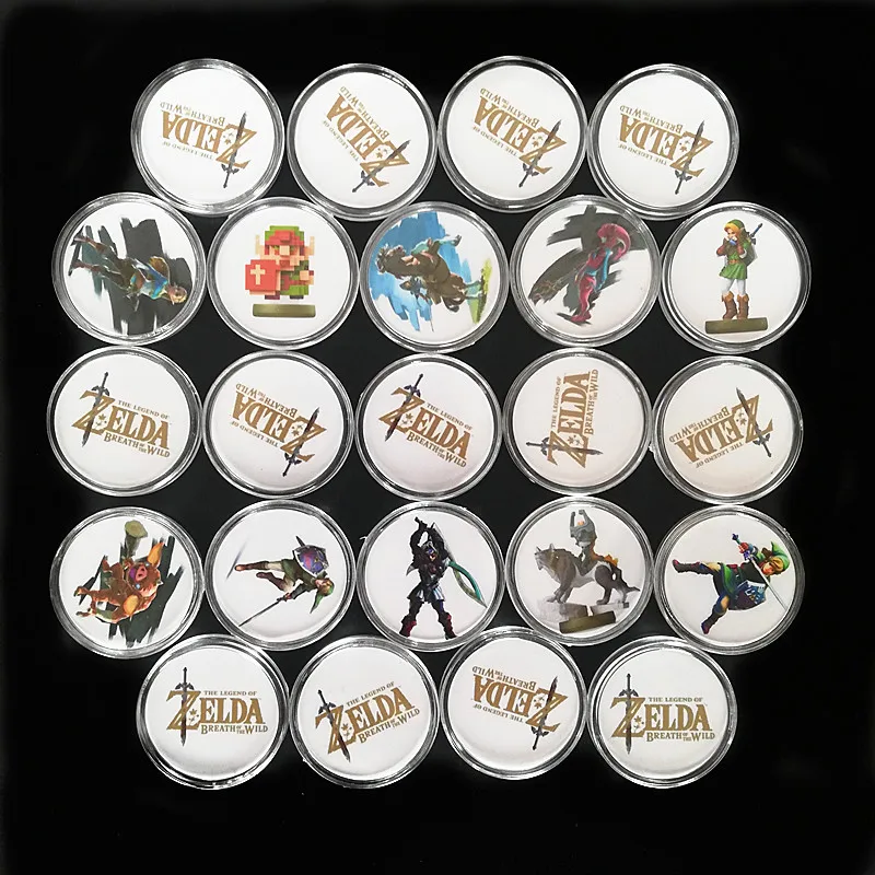 NEW 2020 A set/24pcs The Legend of Zelda Breath of the Wild NFC Collection Coin Tag For Amiibo Circular Card Ntag215 Tag
NEW 2020 A set/24pcs The Legend of Zelda Breath of the Wild NFC Collection Coin Tag For Amiibo Circular Card Ntag215 Tag