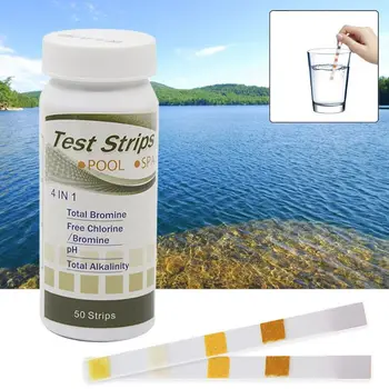 4 in 1 Swimming Pool Water Test Strip Free Chlorine Bromine PH Value Total Alkalinity Test Paper Pool SPA Cleaner Accessories
4 in 1 Swimming Pool Water Test Strip Free Chlorine Bromine PH Value Total Alkalinity Test Paper Pool SPA Cleaner Accessories