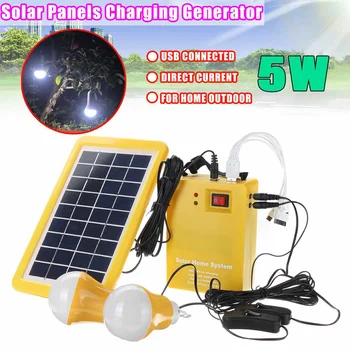 2020 NEW Solar Panel Portable Home Outdoor DC 9V 3W Solar Panels Battey Charging Generator Power Generation Energy + 2 x 1W Bulb
2020 NEW Solar Panel Portable Home Outdoor DC 9V 3W Solar Panels Battey Charging Generator Power Generation Energy + 2 x 1W Bulb