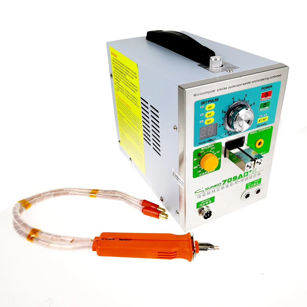 SUNKKO 709AD+ with 70BN inductive automatic spot welder 18650 lithium battery welding collision welder
SUNKKO 709AD+ with 70BN inductive automatic spot welder 18650 lithium battery welding collision welder