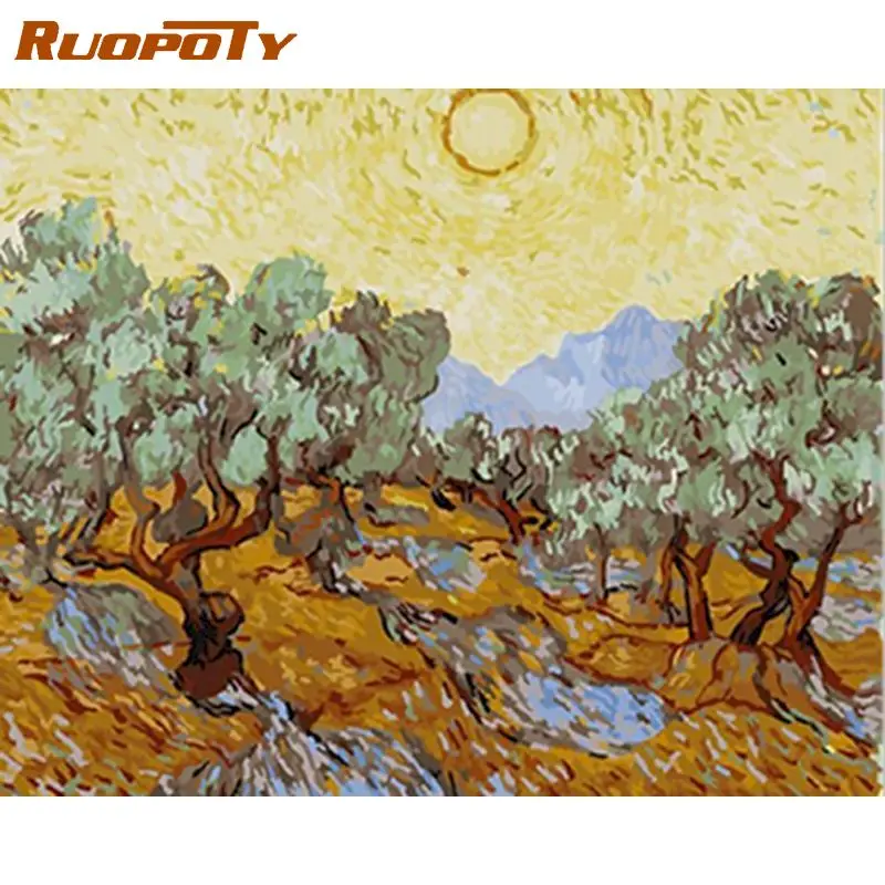 RUOPOTY Frame Painting By Numbers Landscape Vintage Painting Coloring By Numbers Acrylic Paint On Canvas For Home Decors
RUOPOTY Frame Painting By Numbers Landscape Vintage Painting Coloring By Numbers Acrylic Paint On Canvas For Home Decors