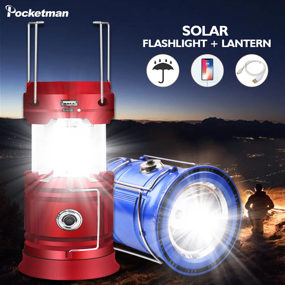 Portable Camping Light Rechargeable Lantern Outdoor Tent Light Solar Power Collapsible Lamp Flashlight Emergency Light Torch
Portable Camping Light Rechargeable Lantern Outdoor Tent Light Solar Power Collapsible Lamp Flashlight Emergency Light Torch