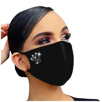 1PC Women's Fashion Rhinestone Point Rhinestone Dustproof Washable Reusable Cotton Mask Face Mask Protective mascarillas маска#K
1PC Women's Fashion Rhinestone Point Rhinestone Dustproof Washable Reusable Cotton Mask Face Mask Protective mascarillas маска#K