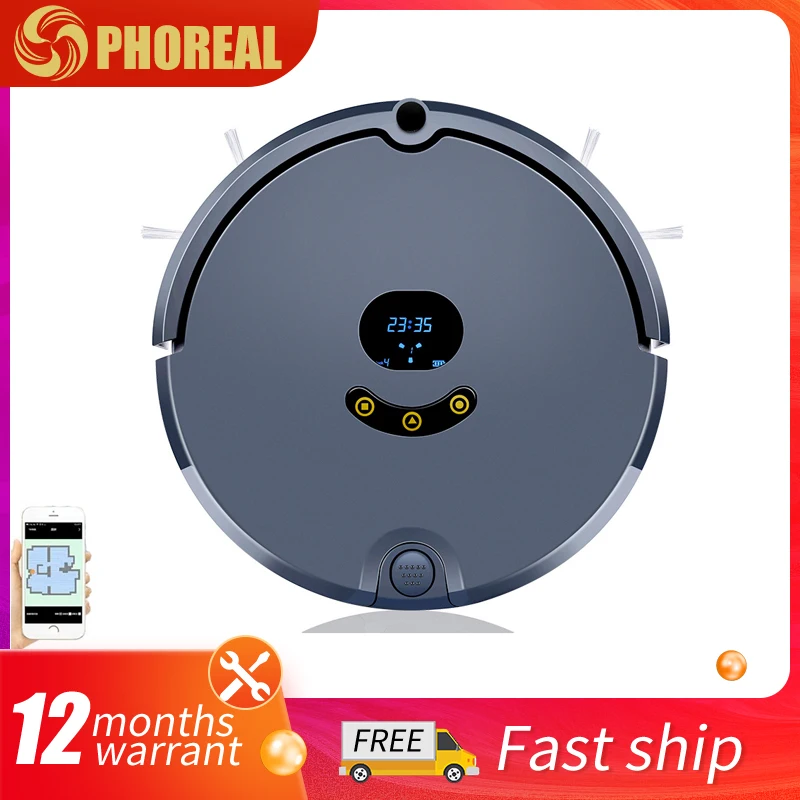 PHOREAL FR-S01 Smart Fully Automatic Robot Vacuum Cleaner,Map Navigation,WiFi App,Timing Function, Automatic Charging,Cleaner
PHOREAL FR-S01 Smart Fully Automatic Robot Vacuum Cleaner,Map Navigation,WiFi App,Timing Function, Automatic Charging,Cleaner