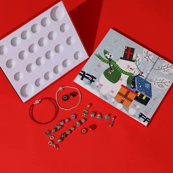 New Arrived Snowman Advent Countdown Calendar DIY Enamel Beads Fit Pandora Charms Bracelets for Women Blind Box Christmas Gifts
New Arrived Snowman Advent Countdown Calendar DIY Enamel Beads Fit Pandora Charms Bracelets for Women Blind Box Christmas Gifts