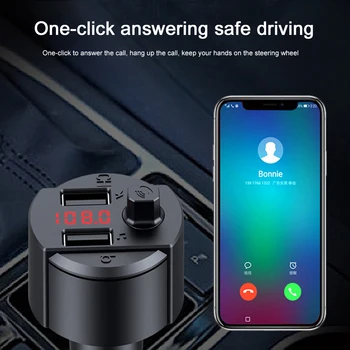 USB Interface Easy Install Bluetooth FM Transmitter For Car Multifunction Music Player ABS Wireless LCD Display Audio Adapter
USB Interface Easy Install Bluetooth FM Transmitter For Car Multifunction Music Player ABS Wireless LCD Display Audio Adapter