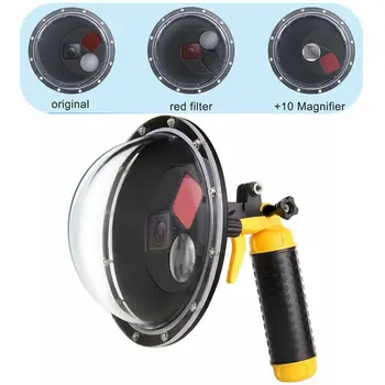 New Original Red Filter+10 Magnfilter Waterproof Case Mask+Floaty Stick Shutter Trigger For GoPro Hero 7 6 5 Black 6'' Dome Port
New Original Red Filter+10 Magnfilter Waterproof Case Mask+Floaty Stick Shutter Trigger For GoPro Hero 7 6 5 Black 6'' Dome Port