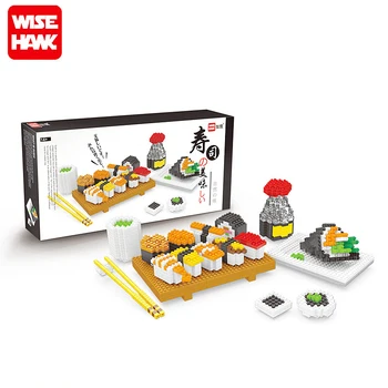 2341 Mirco Blocks Food Sushi Building Blocks Toy Cute Model Hamburger Sundae Educational Maguro Zushi Mini Bricks For Toys Kids
2341 Mirco Blocks Food Sushi Building Blocks Toy Cute Model Hamburger Sundae Educational Maguro Zushi Mini Bricks For Toys Kids