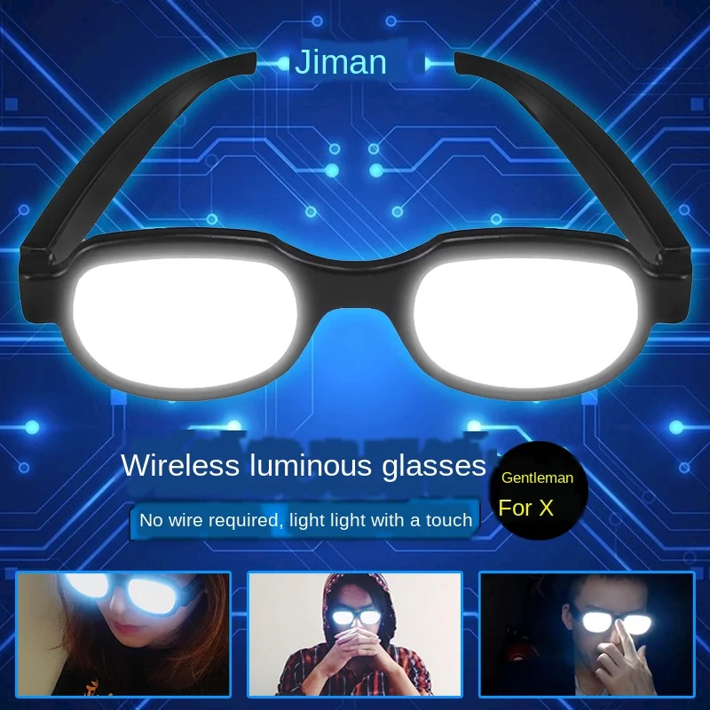 Led Sand Sculpture of Two Light-emitting Glasses TikTok Wireless LED Goggles Loading Force Two Spoof Props Cos Anime Peripheral
Led Sand Sculpture of Two Light-emitting Glasses TikTok Wireless LED Goggles Loading Force Two Spoof Props Cos Anime Peripheral