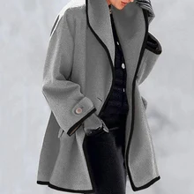 One Button Loose Regular Pocket Mid-Length Women's Overcoat Winter Woolen Coat For Women Loose Fashion Casual Ladies Streetwear
One Button Loose Regular Pocket Mid-Length Women's Overcoat Winter Woolen Coat For Women Loose Fashion Casual Ladies Streetwear