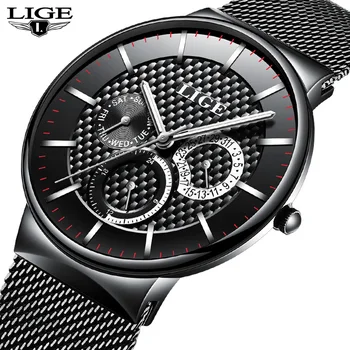 LIGE Mens Watches Top Brand Luxury Quartz Business Watch Men Steel Strap Casual Date Waterproof Sports Watches Relogio Masculino
LIGE Mens Watches Top Brand Luxury Quartz Business Watch Men Steel Strap Casual Date Waterproof Sports Watches Relogio Masculino