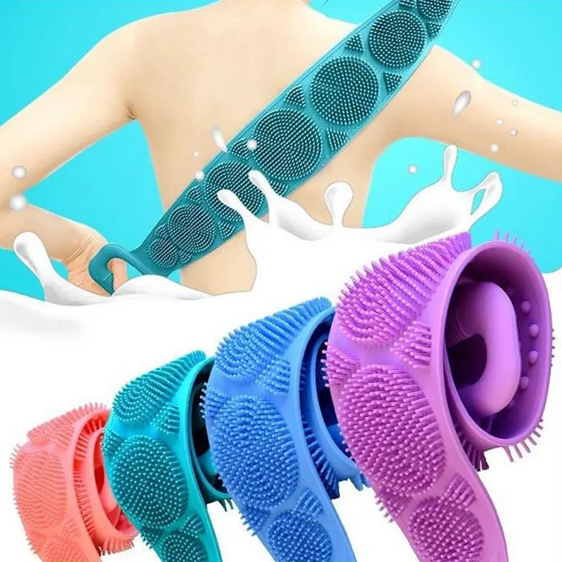 New long silicone bath towel, Rubbing mud and rubbing ash, two-stop scrubbing bath belt body brush bath brush bath sponge
New long silicone bath towel, Rubbing mud and rubbing ash, two-stop scrubbing bath belt body brush bath brush bath sponge