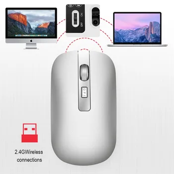 Rechargeable 2.4g Wireless Mouse Metal Noiseless Silent Click Optical Mouse Pc Gamer Коврик Для Мыши 2020 Dropshipping #6
Rechargeable 2.4g Wireless Mouse Metal Noiseless Silent Click Optical Mouse Pc Gamer Коврик Для Мыши 2020 Dropshipping #6