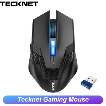 TeckNet 2.4G Wireless Gaming Mouse 4000DPI Ergonomic Optical Mouse Gamer Cordless Mice with USB Receiver Mause for PC Laptops
TeckNet 2.4G Wireless Gaming Mouse 4000DPI Ergonomic Optical Mouse Gamer Cordless Mice with USB Receiver Mause for PC Laptops