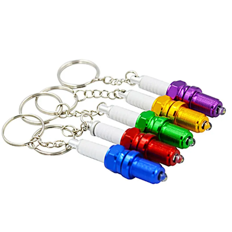 1Pcs Casual LED Key Chain Spark Plug Key Chain Keychain Car Parts Keyring Car Styling Accessories Decoration
1Pcs Casual LED Key Chain Spark Plug Key Chain Keychain Car Parts Keyring Car Styling Accessories Decoration