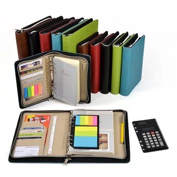 Zipper Notebook Spiral Note Book Business Office Organizer Agenda Journal Notepad folder manager with calculator ruler pocket
Zipper Notebook Spiral Note Book Business Office Organizer Agenda Journal Notepad folder manager with calculator ruler pocket