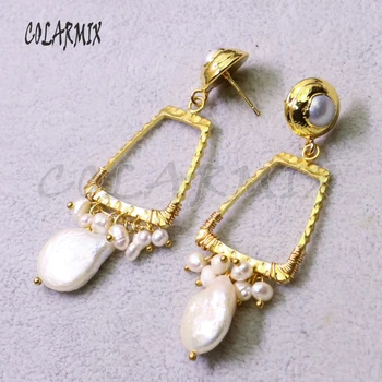 5 Pair golden earrings natural pearl earrings dangle earrings for women fashion accessories gift pearl jewelry earrings 6224
5 Pair golden earrings natural pearl earrings dangle earrings for women fashion accessories gift pearl jewelry earrings 6224