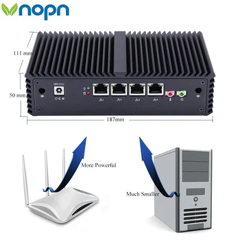 computers Fanless Mini PC PFSense Firewall Router Qotom Mini PC with Core i3 i5 processor and 4 Gigabit NICs, AES-NI, RS232,
computers Fanless Mini PC PFSense Firewall Router Qotom Mini PC with Core i3 i5 processor and 4 Gigabit NICs, AES-NI, RS232,