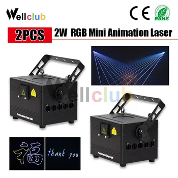 2 PCS 2W RGB Animation Dj Laser Light Show Programmable Projector ILDA stage DJ text laser lights laser stage light wedding
2 PCS 2W RGB Animation Dj Laser Light Show Programmable Projector ILDA stage DJ text laser lights laser stage light wedding