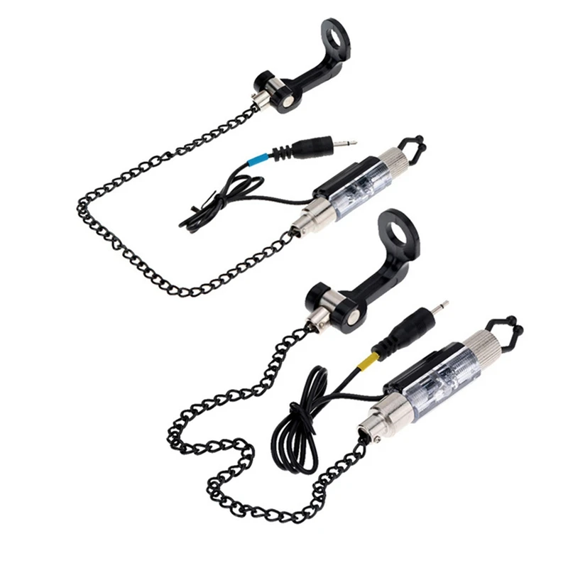 Dropship-2Pcs Iron Carp Fishing Bite Alarm Hanger Swinger Led Illuminated Indicator Durable Fish Tools Accessories Fishing Tool- 
Dropship-2Pcs Iron Carp Fishing Bite Alarm Hanger Swinger Led Illuminated Indicator Durable Fish Tools Accessories Fishing Tool-