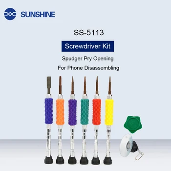 SS-5113 Multi-Function Phone Repair Tools Kit Spudger Pry Opening Screwdriver Set For PC Tablet Disassemble Repair Tool Kit
SS-5113 Multi-Function Phone Repair Tools Kit Spudger Pry Opening Screwdriver Set For PC Tablet Disassemble Repair Tool Kit