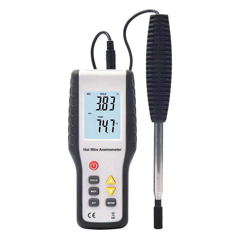 HT-9829 Hot Wire Anemometer Thermal Wind Speed Gauge Temperature Measurement Interface Tool Measuring Instrument
HT-9829 Hot Wire Anemometer Thermal Wind Speed Gauge Temperature Measurement Interface Tool Measuring Instrument