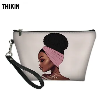 THIKIN Pretty African Women's Cosmetic Cases for Make Up Printing Toiletry Bag Ladies Portable Wash Kit Bags Females Makeup Box
THIKIN Pretty African Women's Cosmetic Cases for Make Up Printing Toiletry Bag Ladies Portable Wash Kit Bags Females Makeup Box
