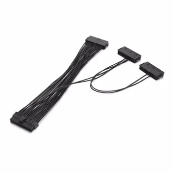 30cm Professional ATX 24 Pin Motherboard Mainboard Adapter Connector Cable Dual PSU Extension Cable Black
30cm Professional ATX 24 Pin Motherboard Mainboard Adapter Connector Cable Dual PSU Extension Cable Black