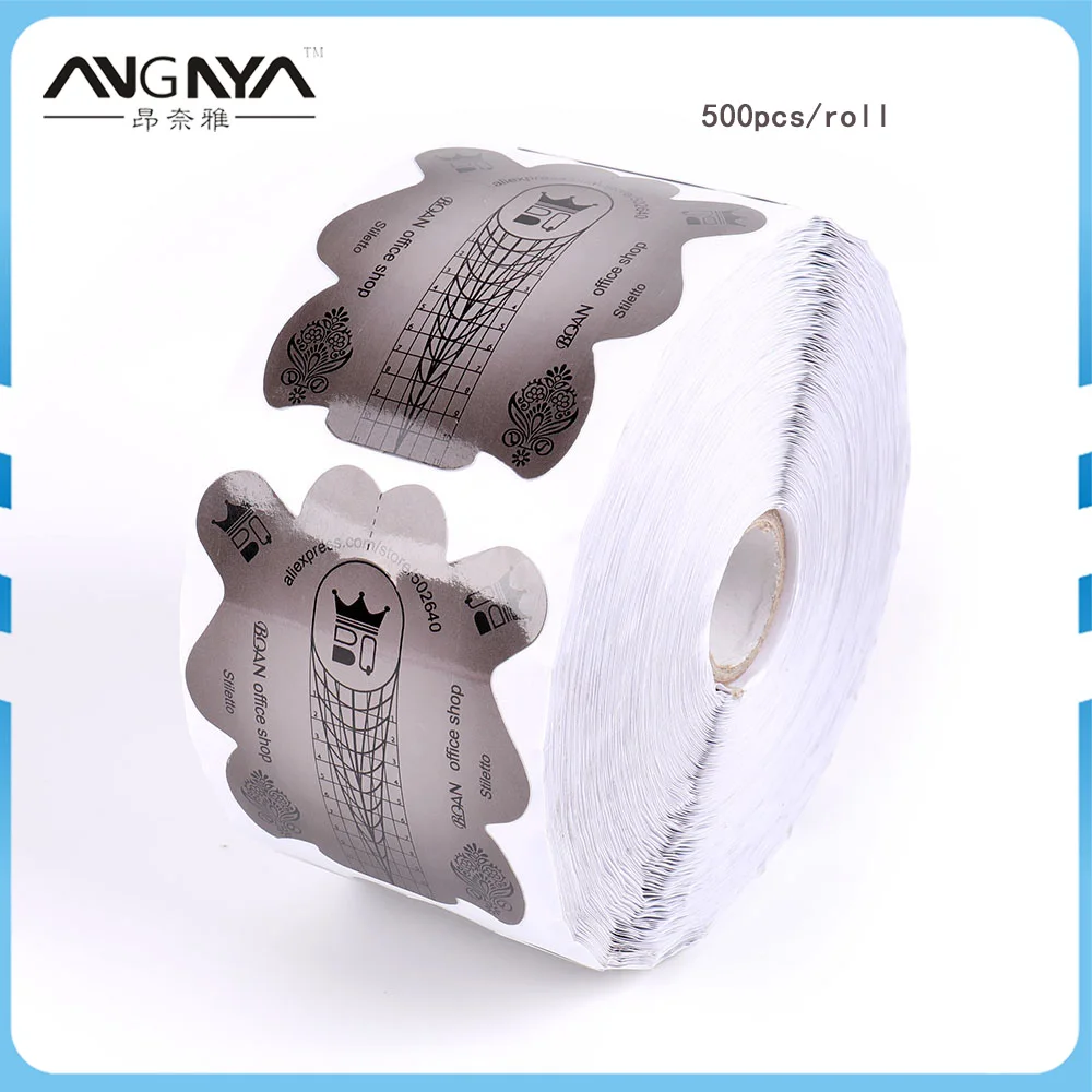 ANGNYA 500PCS New Paper Gray Crown Shape Nail Forms Nail Art Extension Tips Tool Manicure for Nail Polish Guide High Viscosity
ANGNYA 500PCS New Paper Gray Crown Shape Nail Forms Nail Art Extension Tips Tool Manicure for Nail Polish Guide High Viscosity