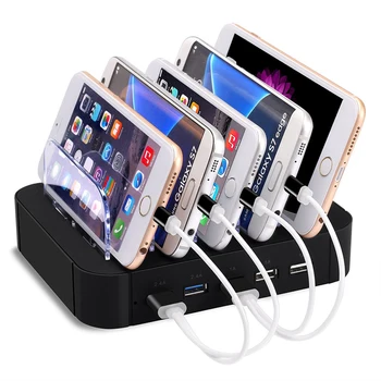5-Port Universal USB Charging Station 5 in 1 Smart Phone Fast Charger Dock Holder Power Adapter Stand For Mobile phone tablet PC
5-Port Universal USB Charging Station 5 in 1 Smart Phone Fast Charger Dock Holder Power Adapter Stand For Mobile phone tablet PC