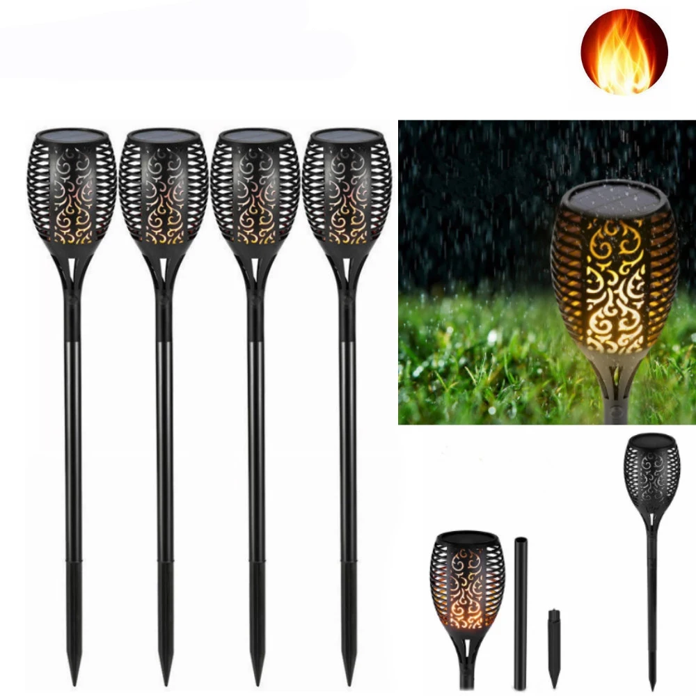 LED Solar Flame Lights Outdoor IP65 Waterproof Solar Light Flickering Flame Torches Lamp for Courtyard Garden Solar Lamp Tiktok
LED Solar Flame Lights Outdoor IP65 Waterproof Solar Light Flickering Flame Torches Lamp for Courtyard Garden Solar Lamp Tiktok