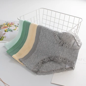 Breathable mid-waist cotton girl panties new comfortable antibacterial ladies underwear underwear thread lace
Breathable mid-waist cotton girl panties new comfortable antibacterial ladies underwear underwear thread lace