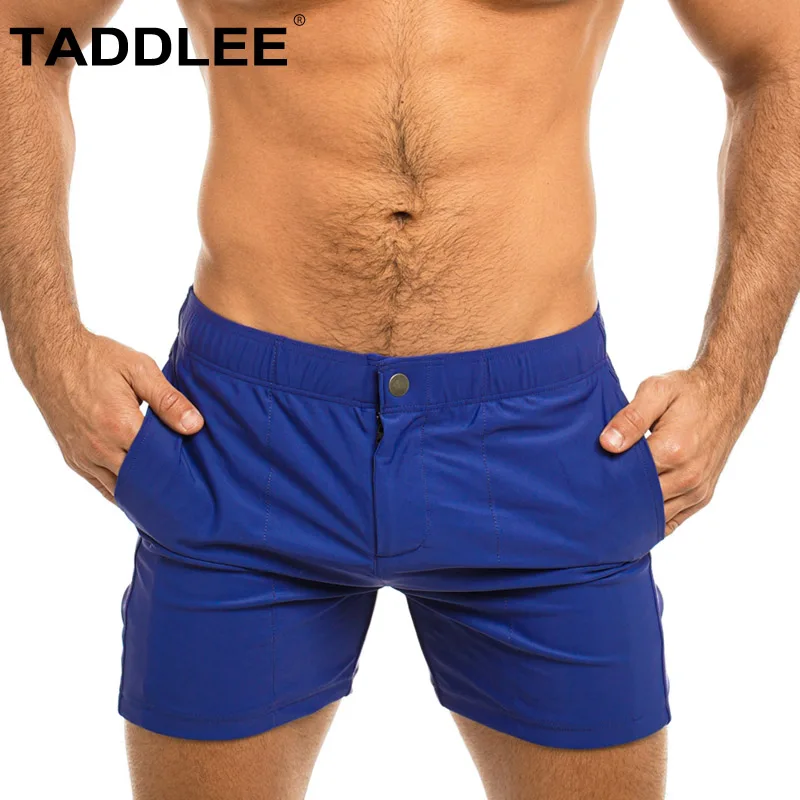 

Taddlee Brand Sexy Men's Swimwear Men Swim Boxer Trunks Brief Bikini Swimsuits Surf Bathing Suits Pockets Square Cut Boardshorts