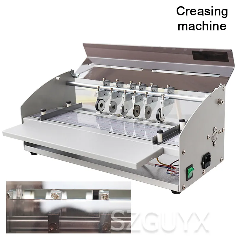 Multifunctional cutting dotted line creasing machine Electric creasing machine Commercial flipbook line Spine Creasing machine
Multifunctional cutting dotted line creasing machine Electric creasing machine Commercial flipbook line Spine Creasing machine