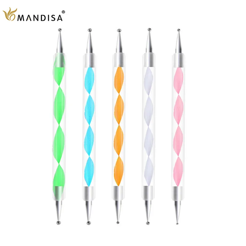 MANDISA 5Pcs /Set Nail Art Dotting Pen UV Gel Painting Acrylic 2 Way Handle Rhinestone Crystal Salon Decoration Manicure Tools
MANDISA 5Pcs /Set Nail Art Dotting Pen UV Gel Painting Acrylic 2 Way Handle Rhinestone Crystal Salon Decoration Manicure Tools