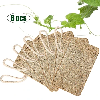 6pcs Kitchen Natural Loofah Dishwashing Cloth Scrub Pad Dish Bowl Pot Easy To Clean Scrubber Sponge Clean Brushes Scrub Pad
6pcs Kitchen Natural Loofah Dishwashing Cloth Scrub Pad Dish Bowl Pot Easy To Clean Scrubber Sponge Clean Brushes Scrub Pad