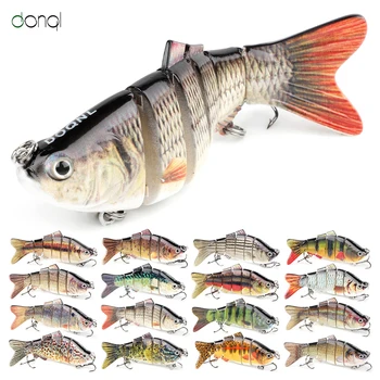 DONQL 9.7cm 14g Fishing Lures Sinking Wobblers 6 Segment Artificial Crankbait Multi Jointed Hard Swimbait Lifelike Tackle Lures
DONQL 9.7cm 14g Fishing Lures Sinking Wobblers 6 Segment Artificial Crankbait Multi Jointed Hard Swimbait Lifelike Tackle Lures
