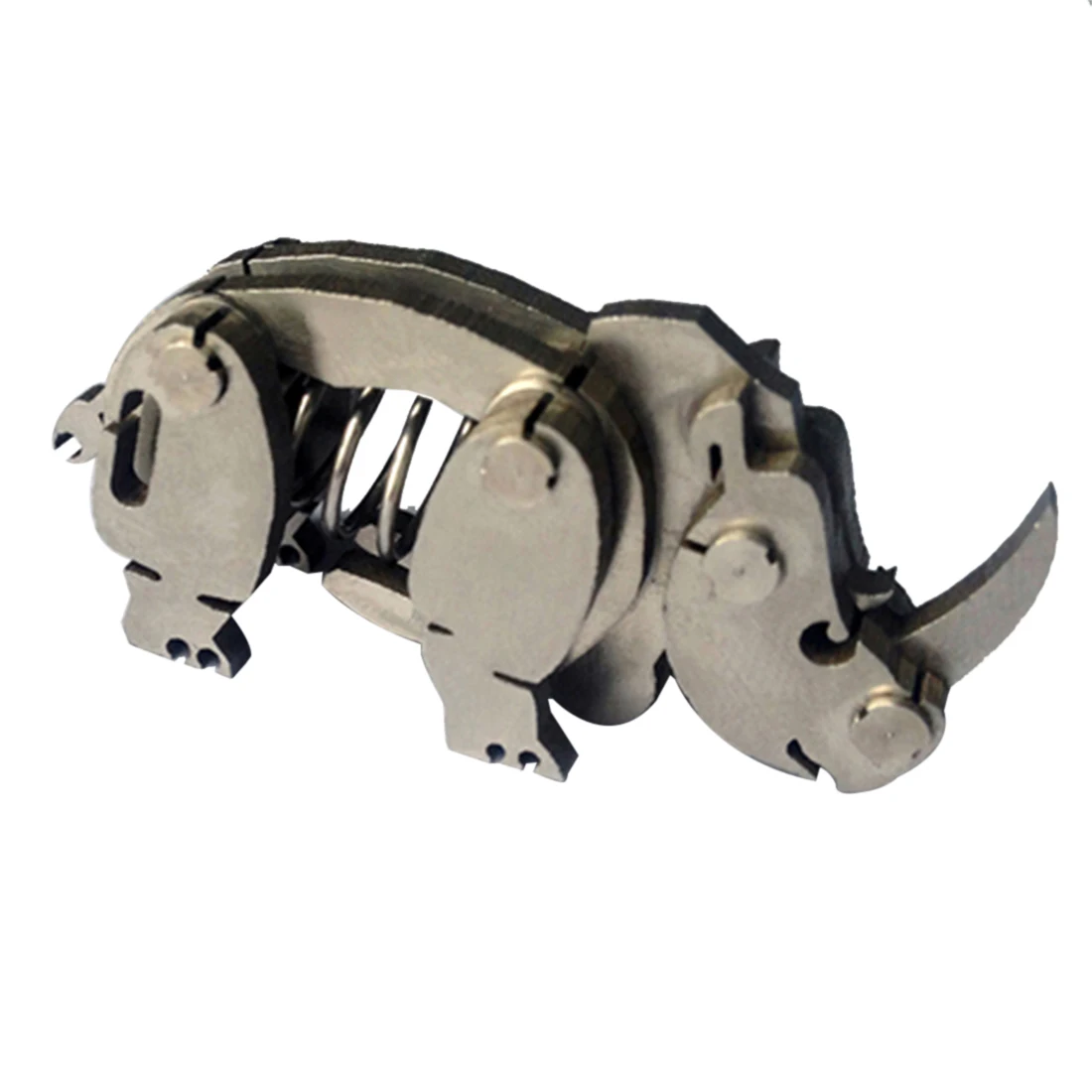 DIY Stainless Steel Small Puzzle Model Kit Metal Mini Assembly Models Toy Kids metal diy assembly model 3d Gifts - Rhinoceros
DIY Stainless Steel Small Puzzle Model Kit Metal Mini Assembly Models Toy Kids metal diy assembly model 3d Gifts - Rhinoceros